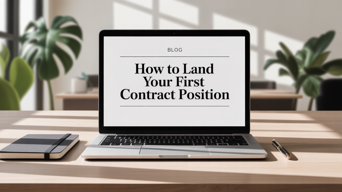 How to Land Your First Contract Position