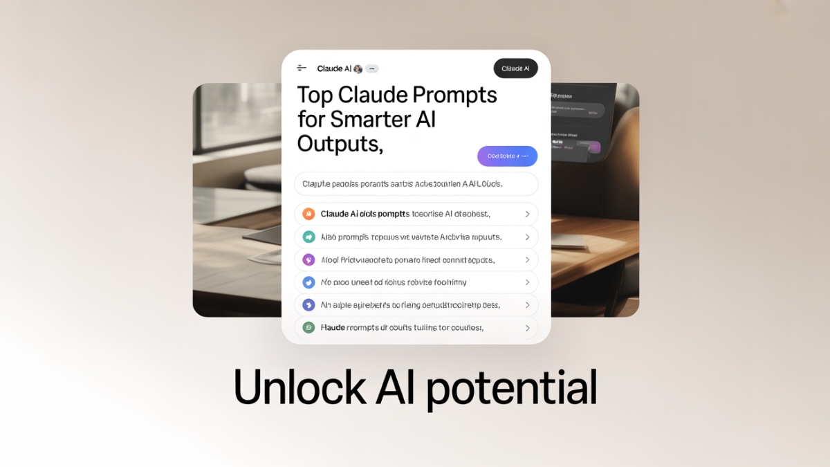 Top Claude Prompts for Smarter AI Outputs 4 Top Claude Prompts for Smarter AI Outputs