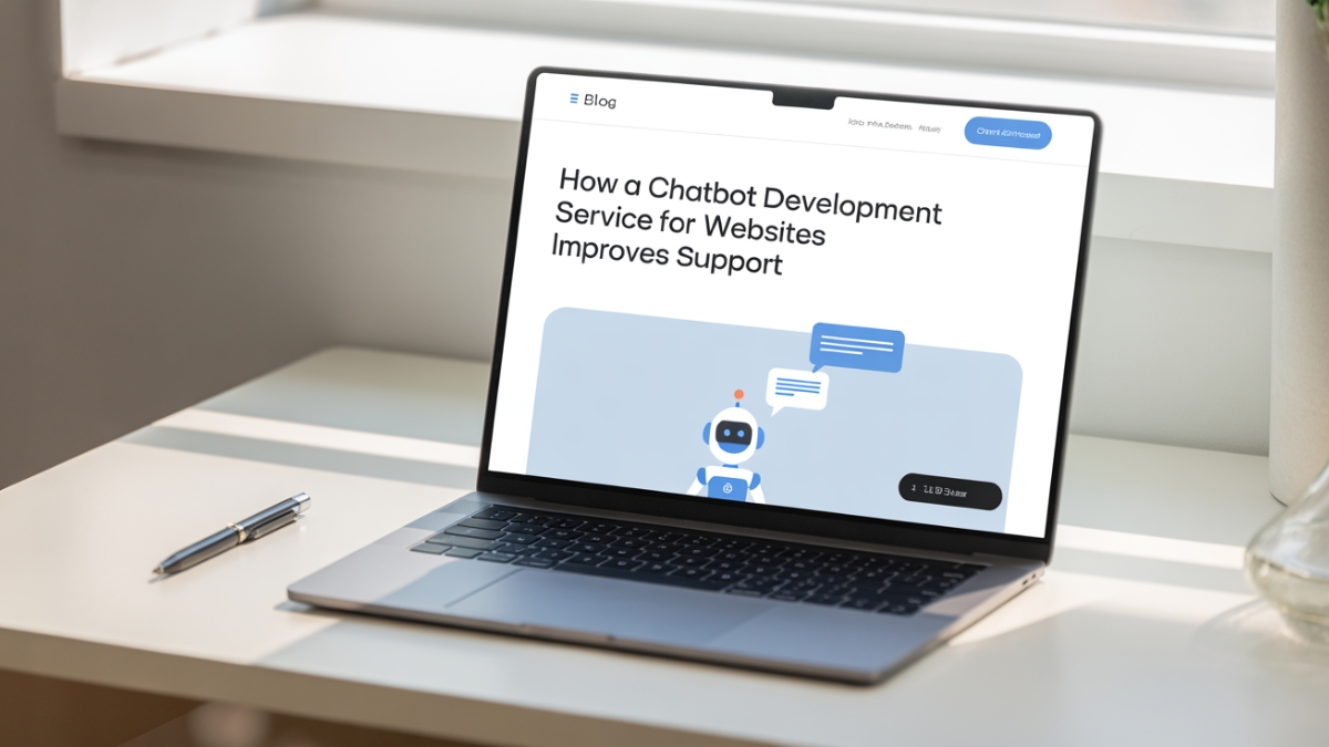 How a Chatbot Development Service for Websites Improves Support