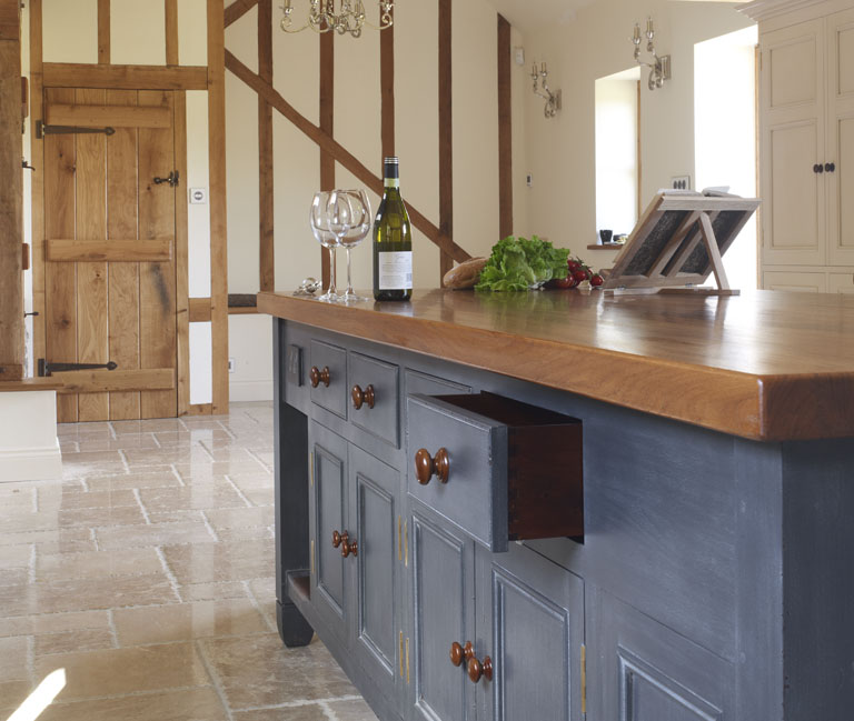 Worktable  Kitchen Island - The sheer weight and scale of these pieces impose warm authority into the space the occupy. Instantly calming and resorative.