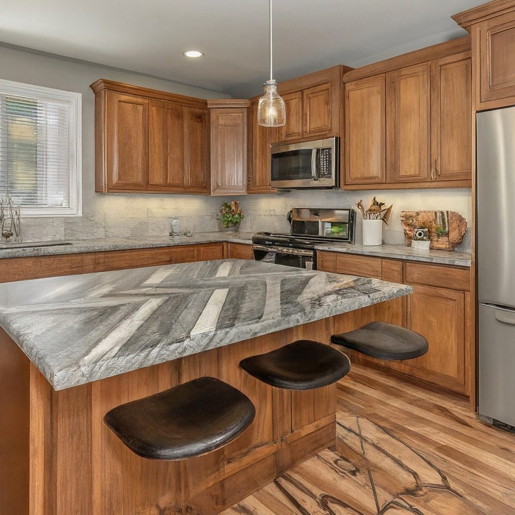 15 Stunning Backsplash Ideas for White Cabinets and Granite Countertops 15 Chevron Pattern