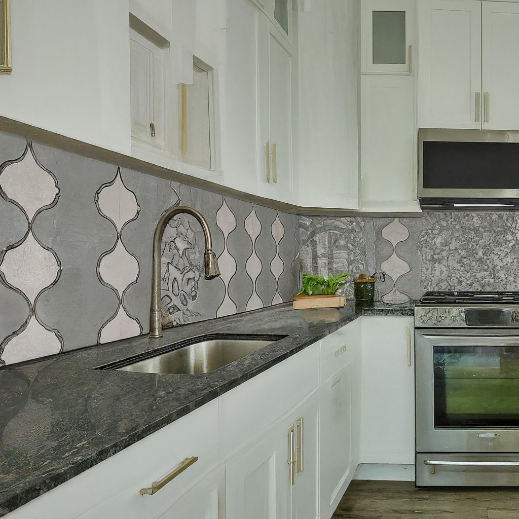 15 Stunning Backsplash Ideas for White Cabinets and Granite Countertops 16 Lantern Tile