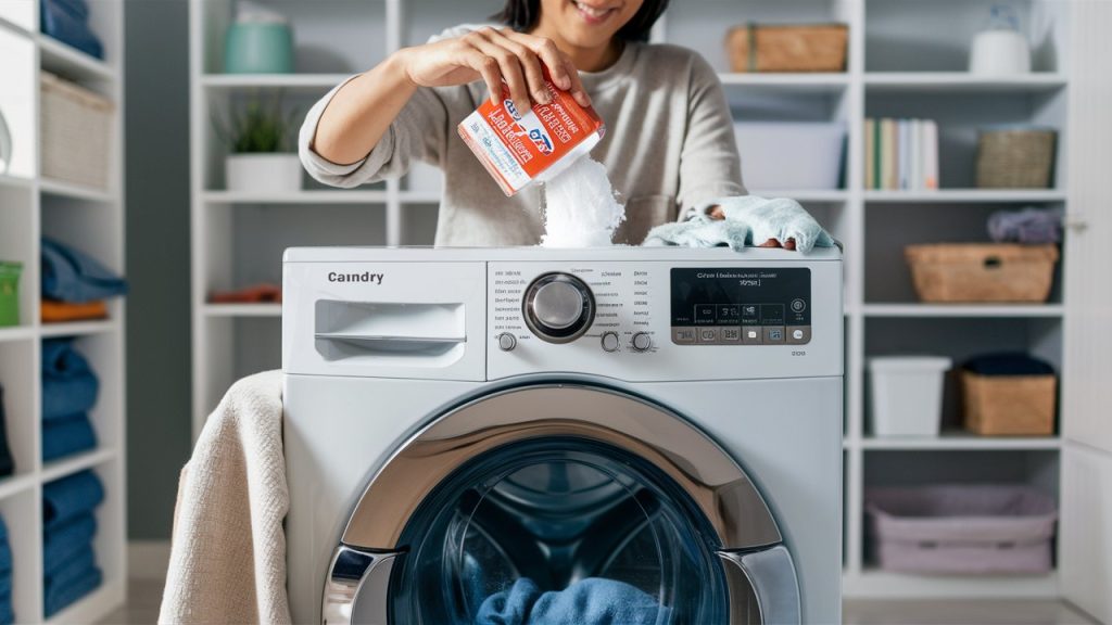 Maintaining Washing machines with baking soda