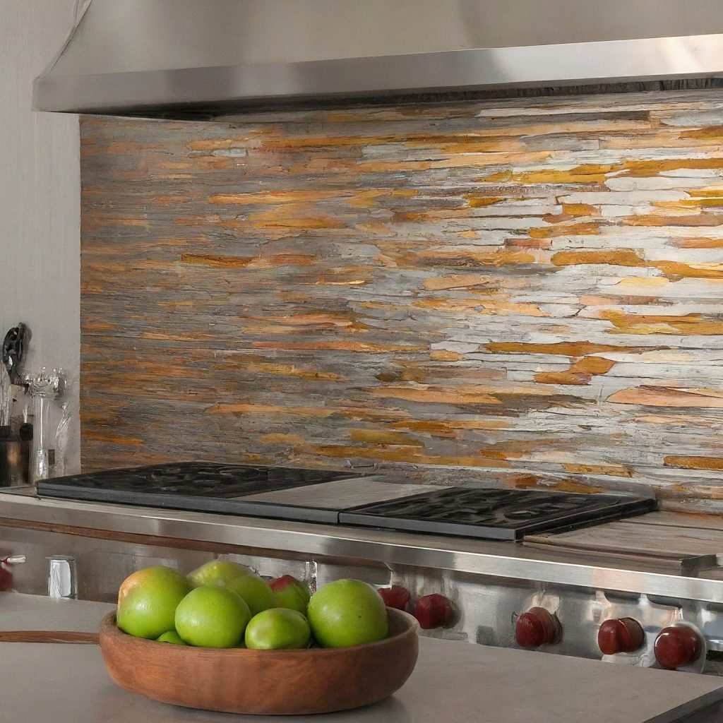15 Stunning Backsplash Ideas for White Cabinets and Granite Countertops 11 Metallic Tile