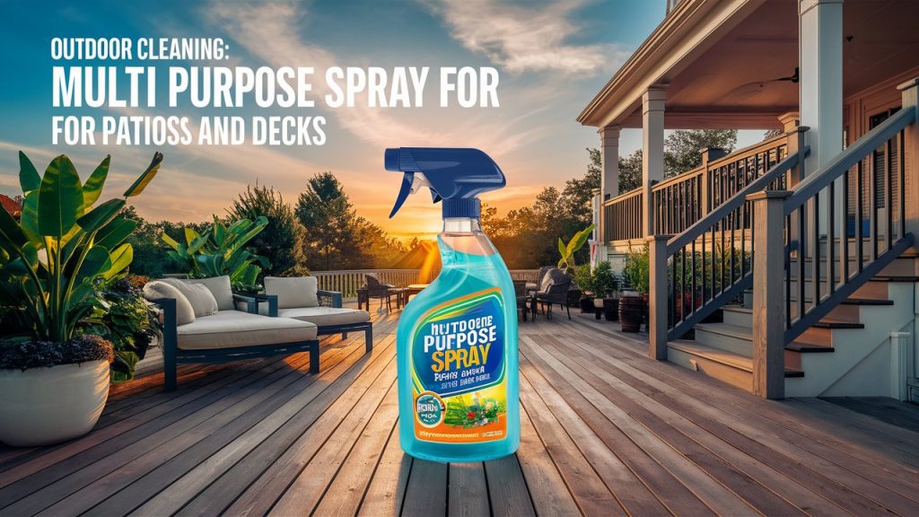 Outdoor Cleaning: Multi Purpose Spray for Patios and Decks