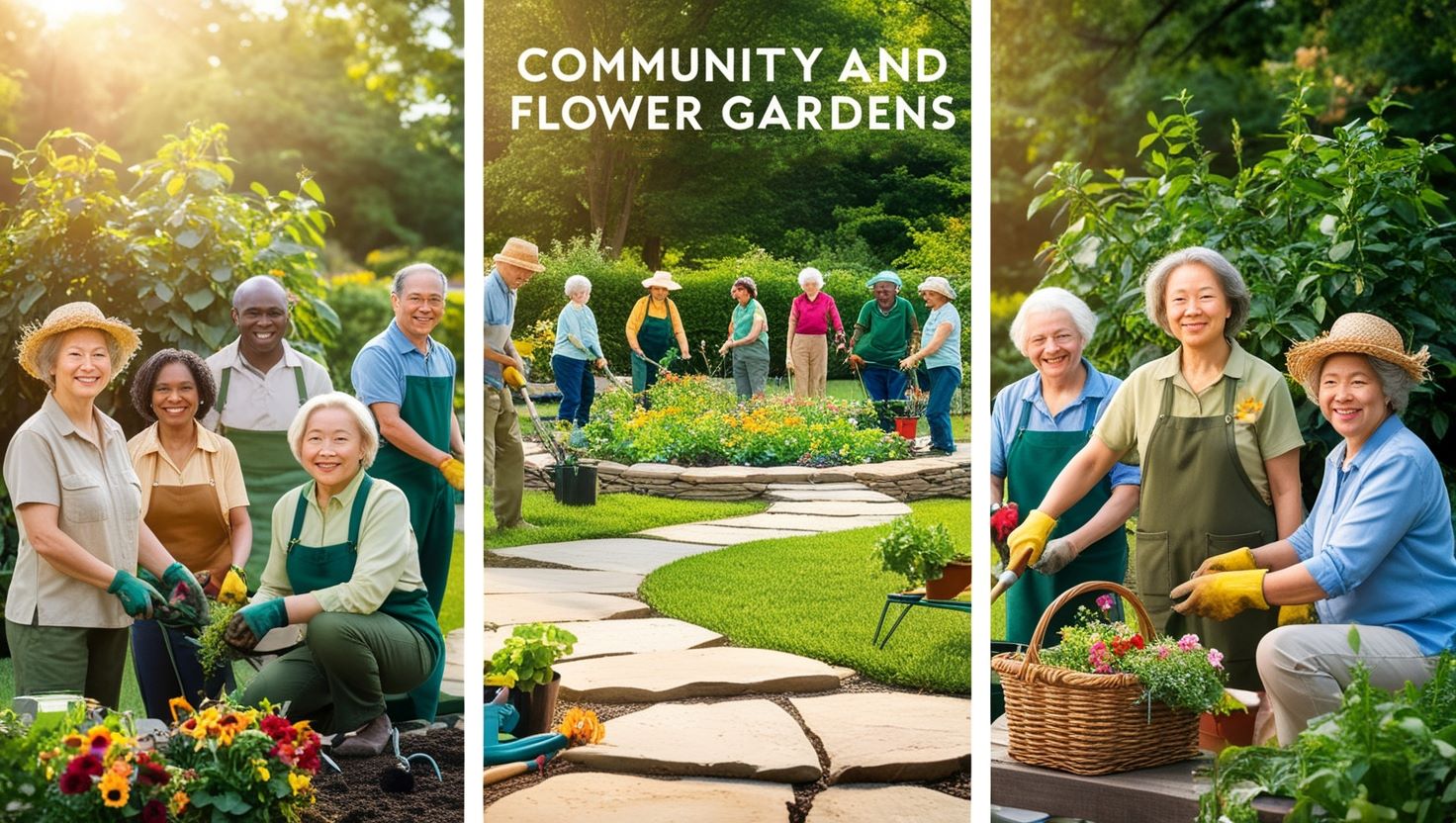 Community and Flower Gardens