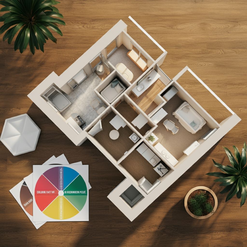 The Role of Color Psychology in Apartment Floor plans