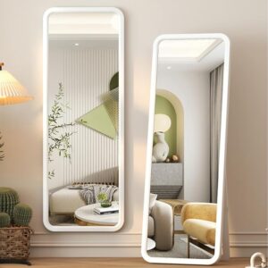 LVSOMT Wooden Large Full Length Mirror