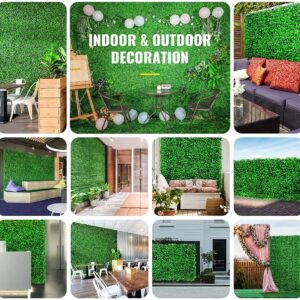 VEVOR Artificial Plant Wall Decoration Boxwood Hedge Wall Panel Home Decor