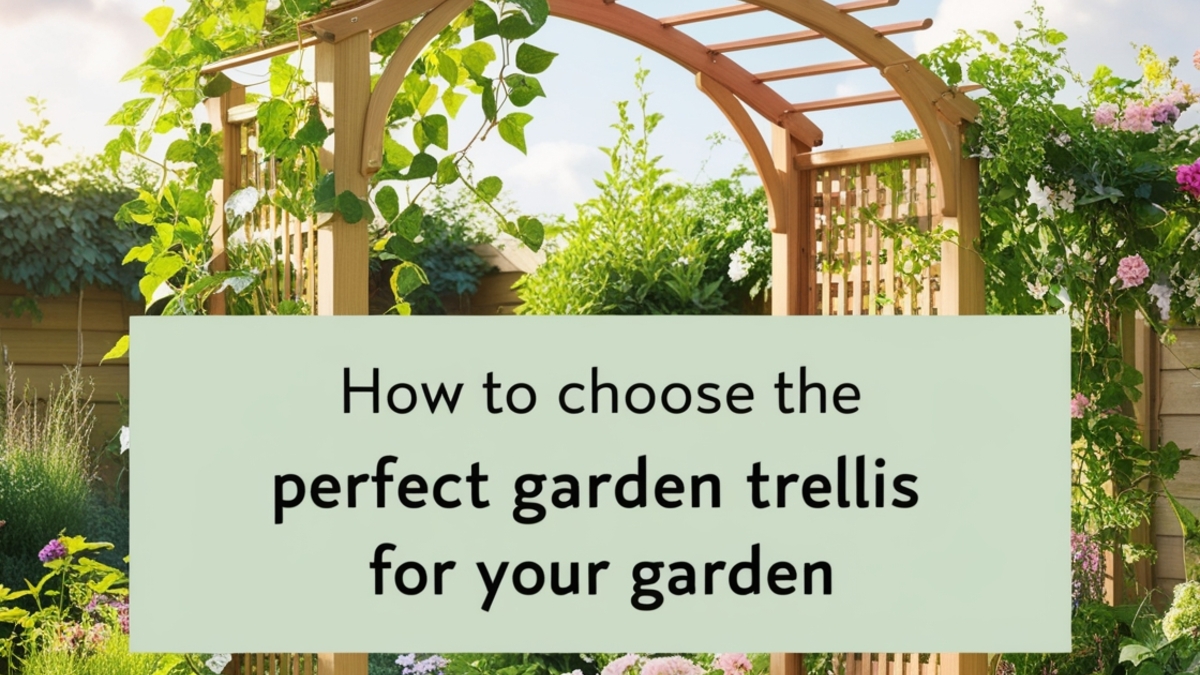 How to Choose the Perfect Garden Trellis for Your Garden