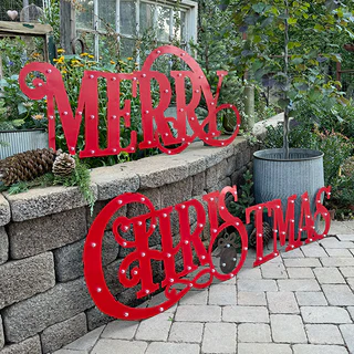 Outdoor holiday Christmas Decorations