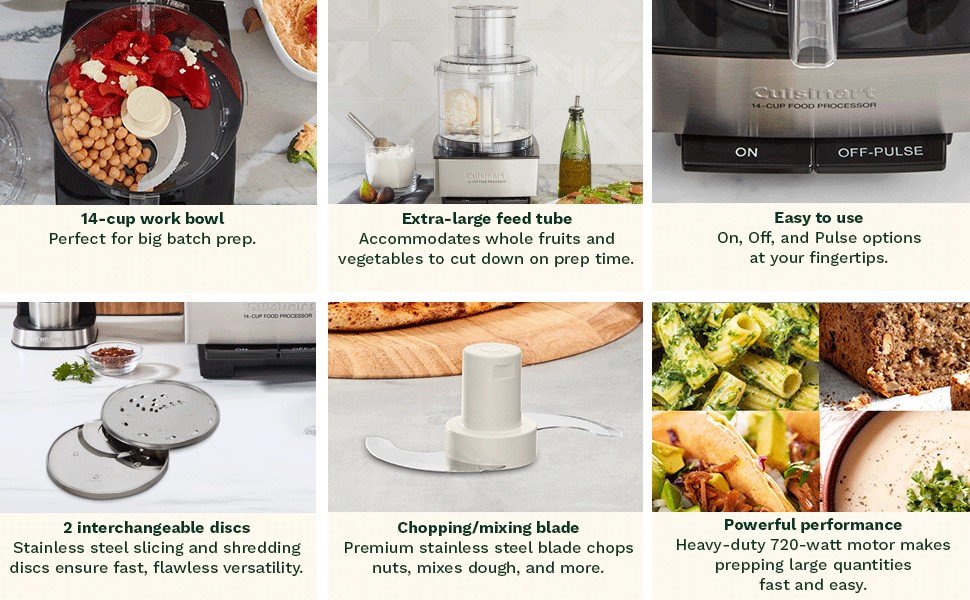 Cuisinart Food Processor DFP-14BCNY - Culinary Creativity