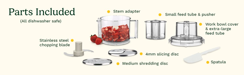 Cuisinart Food Processor DFP-14BCNY - Whats included