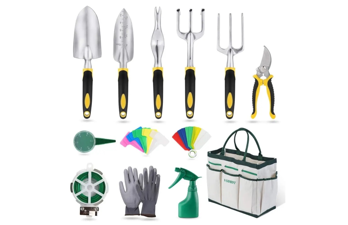 Gardening Hand Tool Set Durable Storage Tote Bag