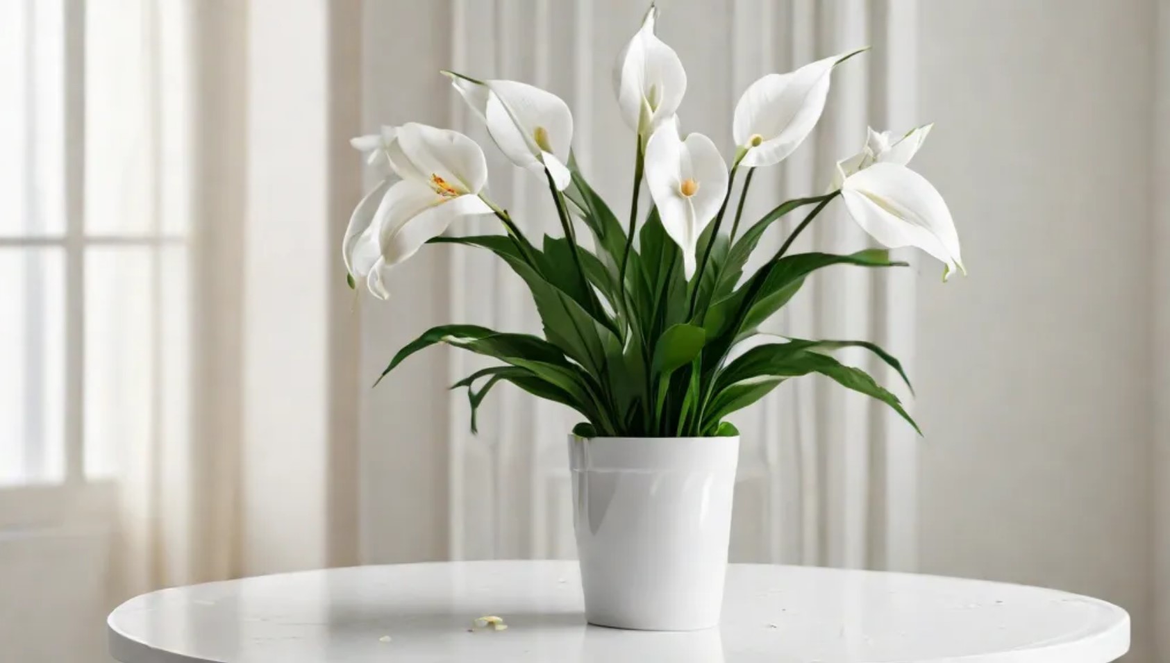 Low Maintenance Indoor Plants Hard to Kill: Easy Care Guide for Beginners 6 Peace Lily Spathiphyllum