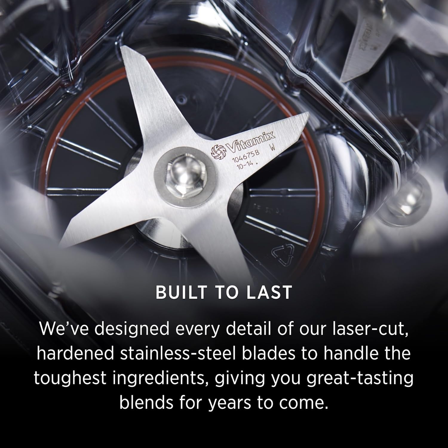 A blade of a blender  Description automatically generated