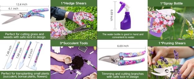 garden pruner shears spray bottle succulent tools