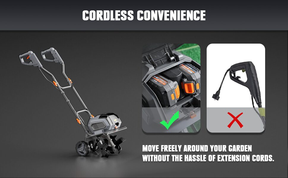 cordless tiller cultivator