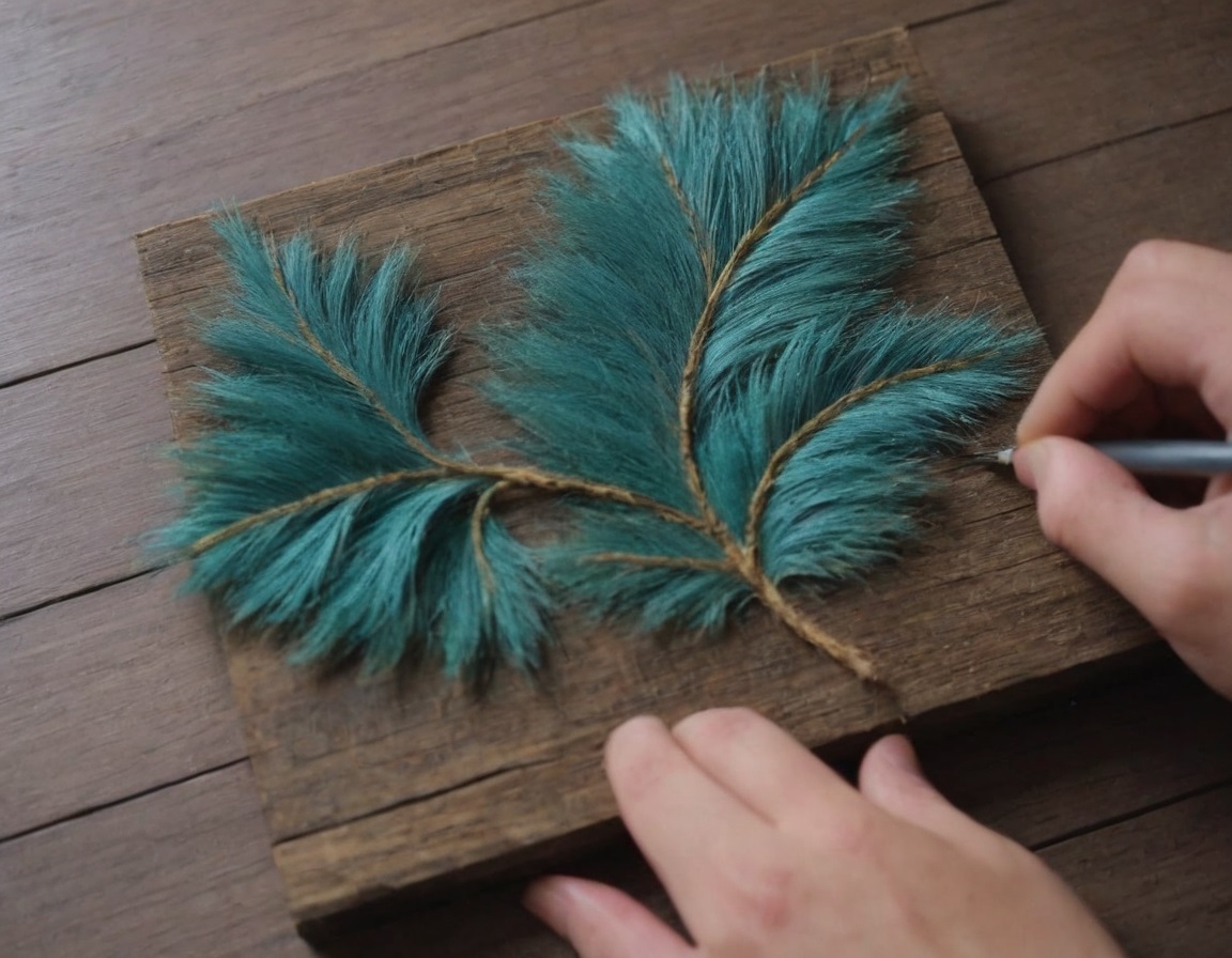 7 Budget-Friendly Rustic Home Decor Hacks You’ll Love 5 Rustic wall art DIY project in progress