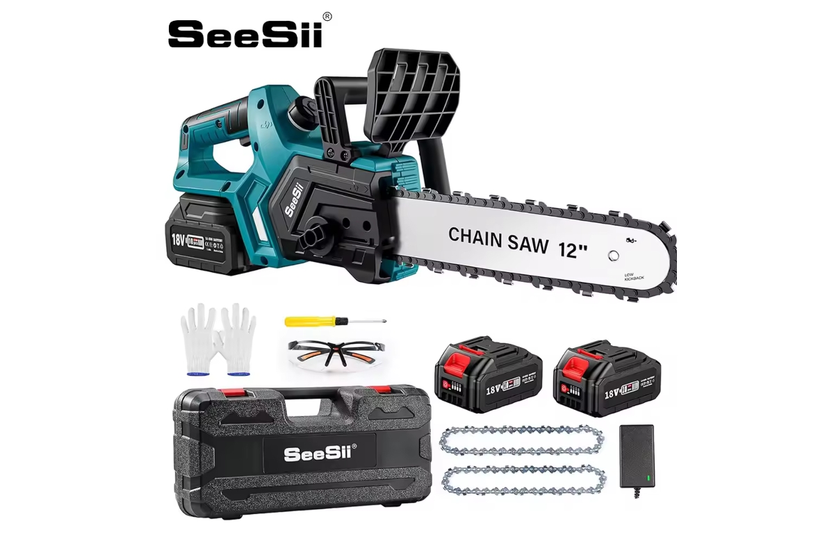SEESII 12-Inch Brushless Electric Chainsaw