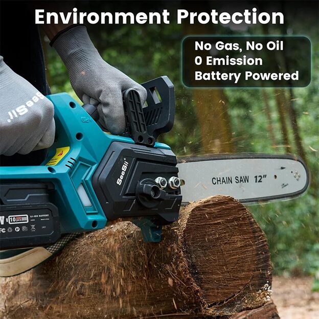 SEESII 12-Inch Brushless Electric Chainsaw 6 SEESII 12-Inch Brushless Electric Chainsaw