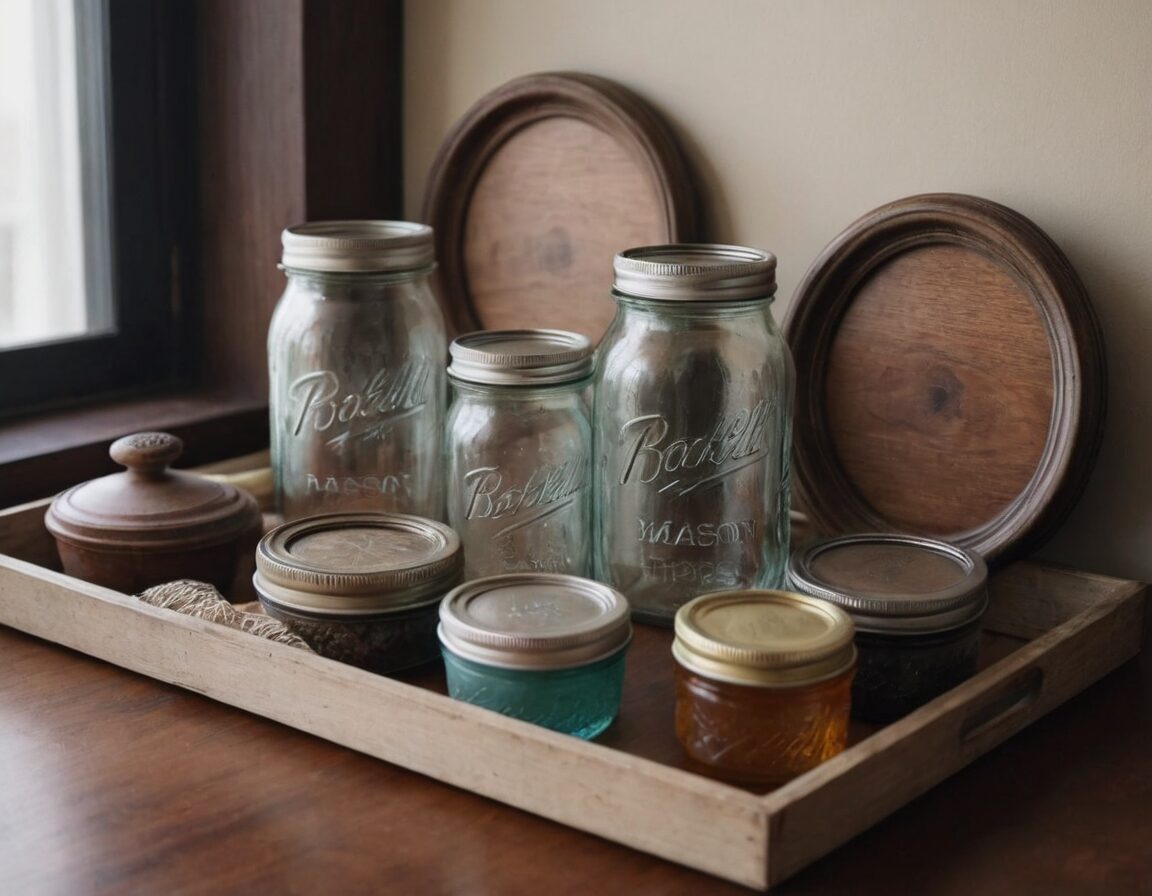 7 Budget-Friendly Rustic Home Decor Hacks You’ll Love 4 Collection of thrifted items transformed into rustic decor pieces