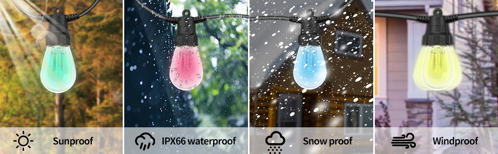 outdoor string lights