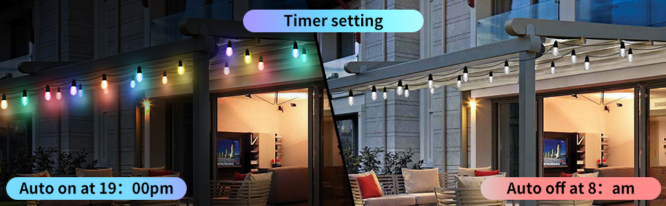 outdoor string lights
