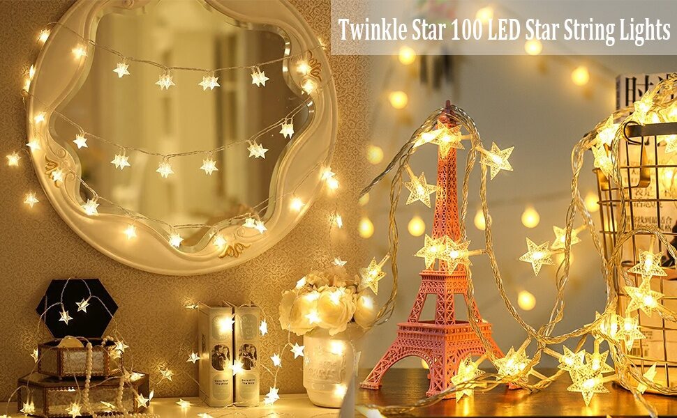 Twinkle Star 100 LED Star String Lights 3 image 19
