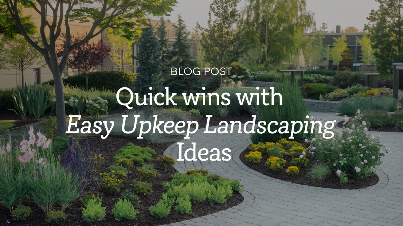 Quick Wins with Easy Upkeep Landscaping Ideas