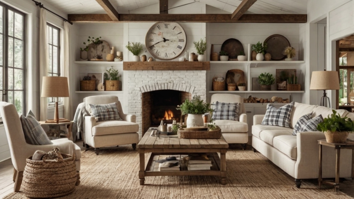 How to Elevate Living Room Decor Farmhouse Style