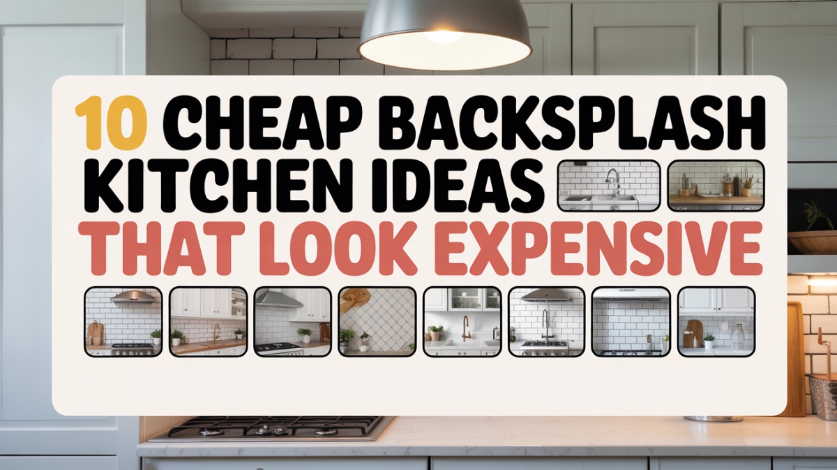 10 Cheap Backsplash Kitchen Ideas That Look Expensive