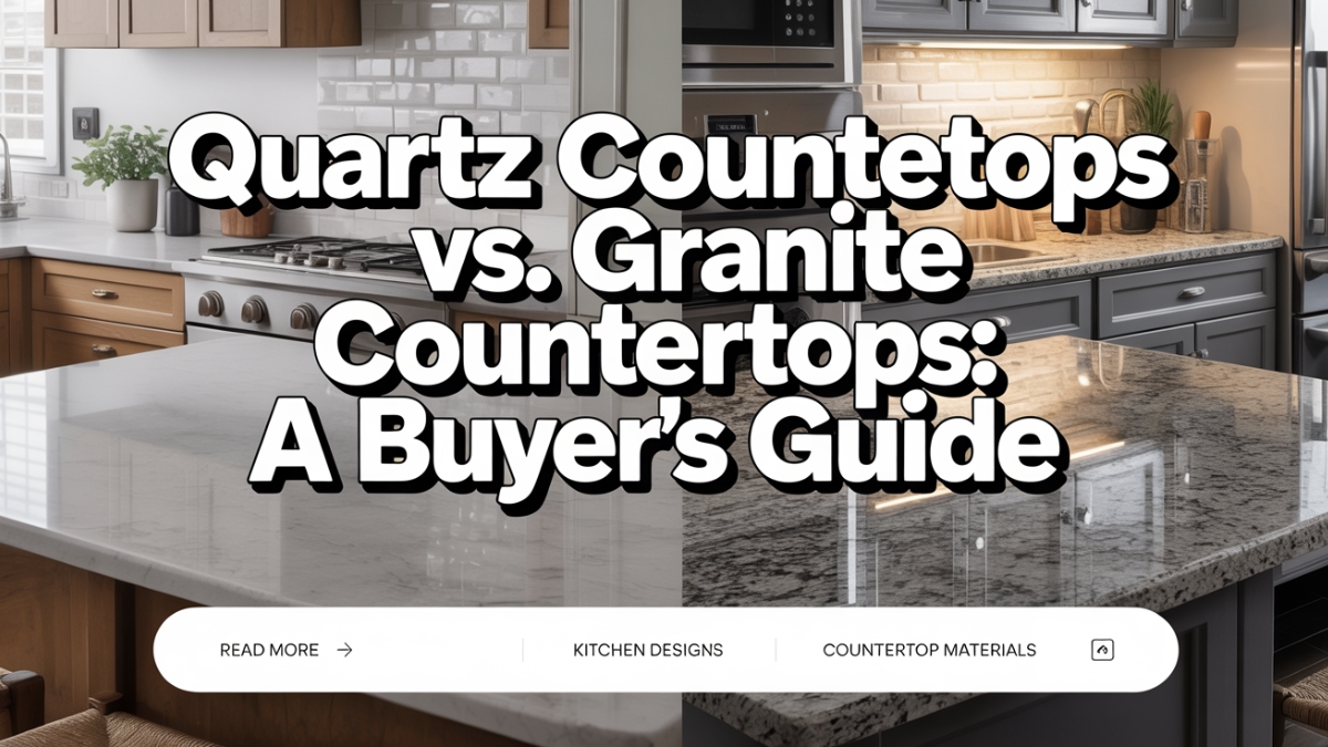 Quartz Countertops vs Granite Countertops: A Buyer’s Guide