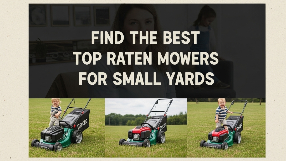 Find the Best Top Rated Lawn Mowers for Small Yards
