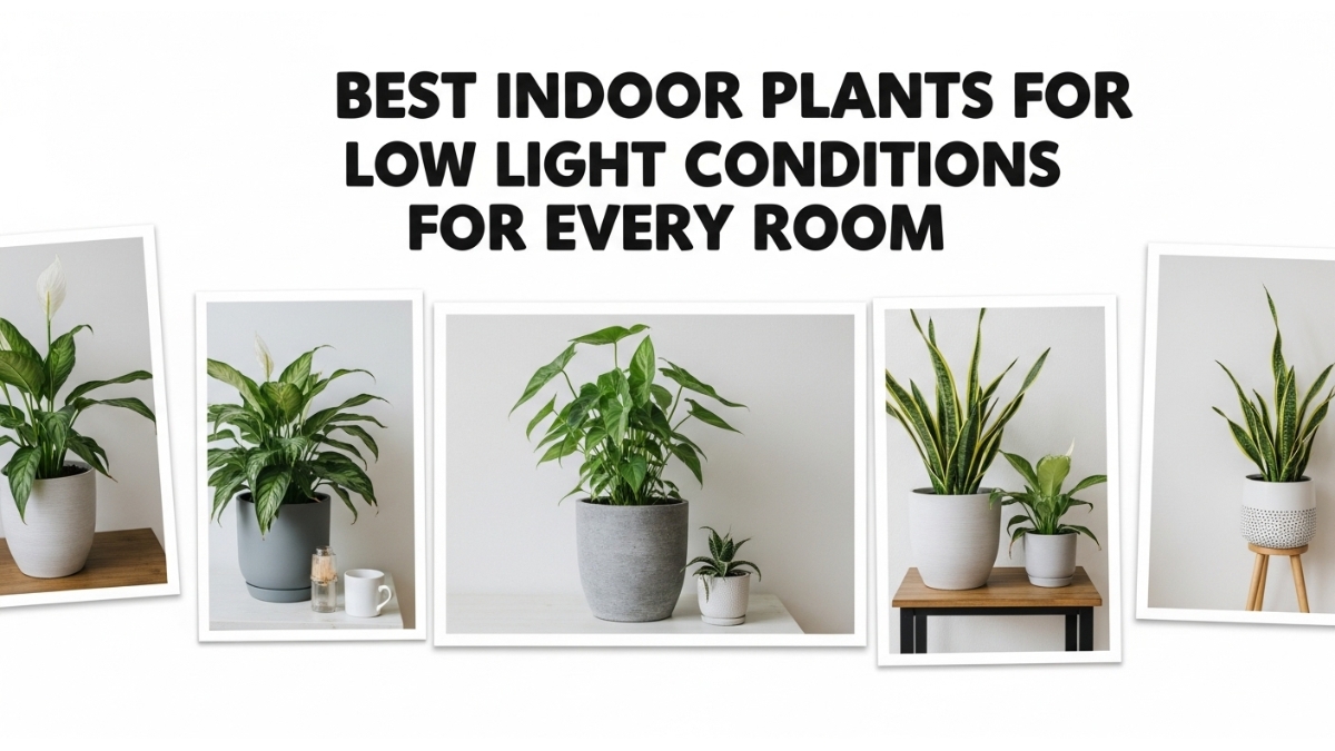 Best Indoor Plants for Low Light Conditions for Every Room