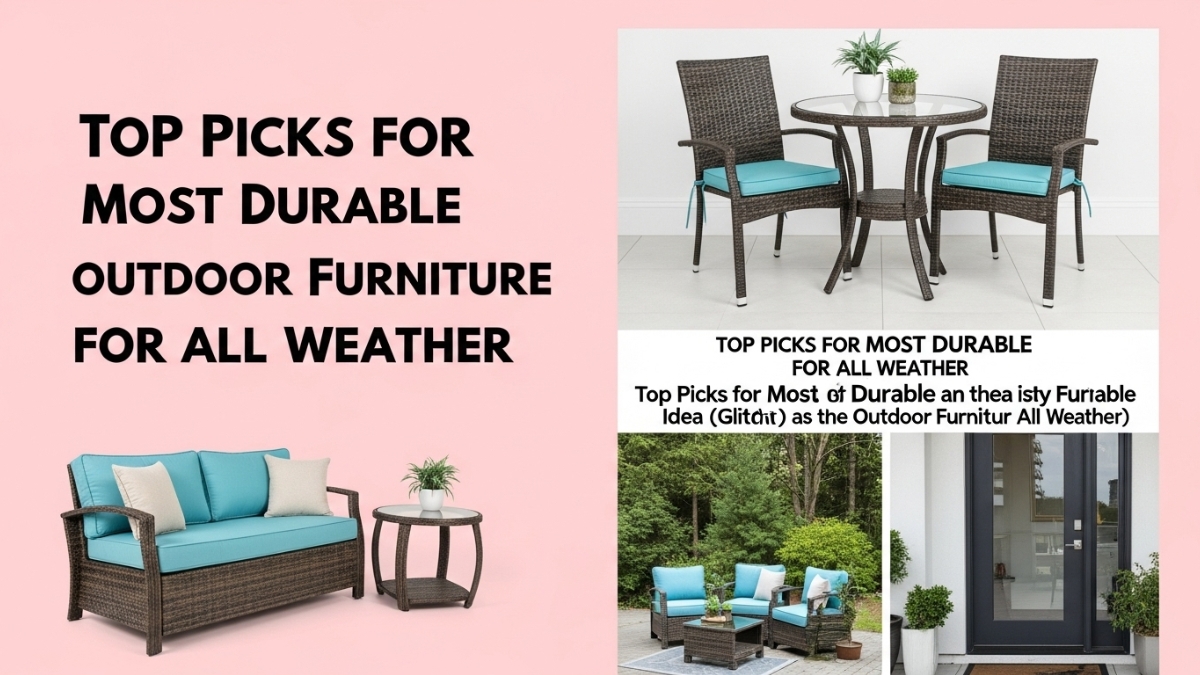 Top Picks for Most Durable Outdoor Furniture for All Weather