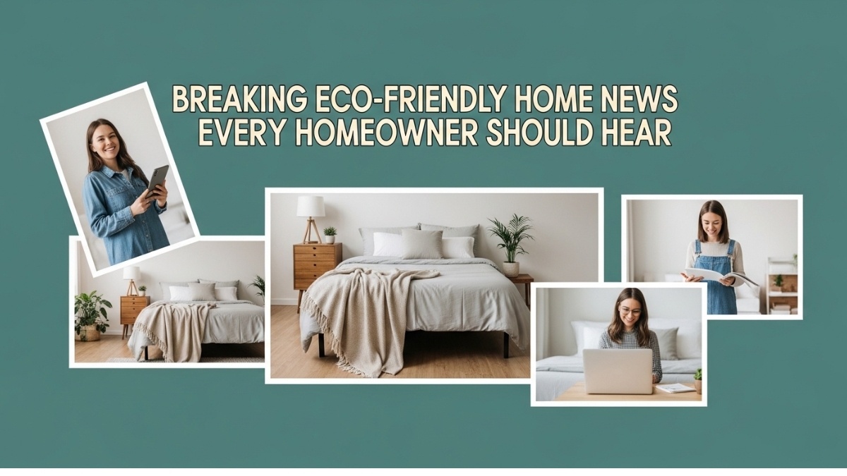 Breaking Eco-Friendly Home News Every Homeowner Should Hear