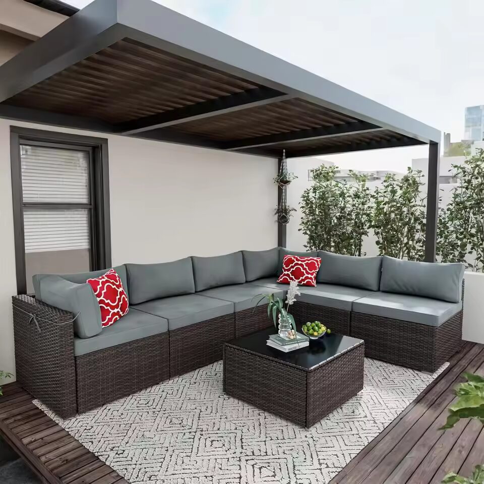 Top Picks for Most Durable Outdoor Furniture for All Weather 3 7-Piece Rattan Outdoor Dining Set with Cushions - Top Picks for Most Durable Outdoor Furniture for All Weather