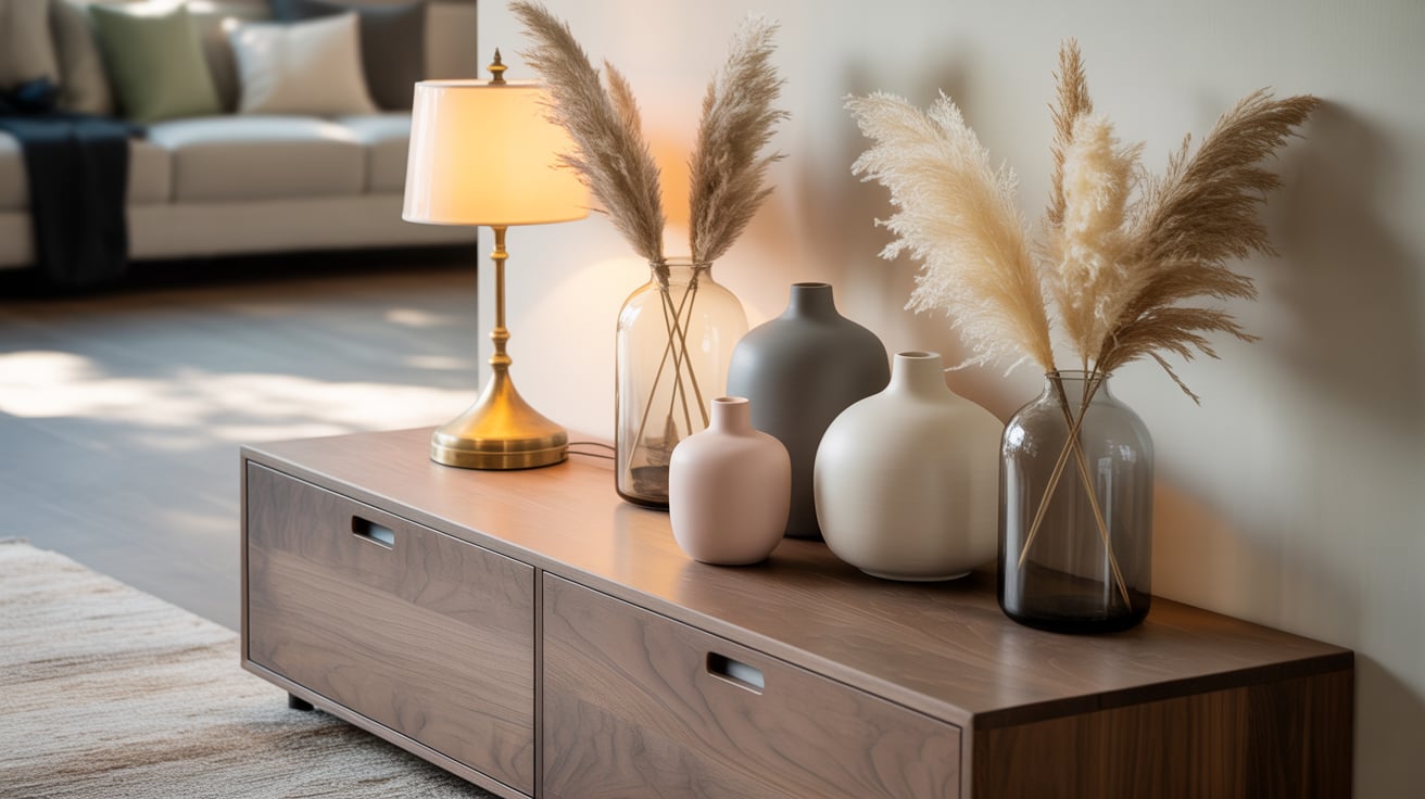 10 Decorative Items for Living Room That Add Instant Style 4 2. Decorative Vases: Functional Art Pieces